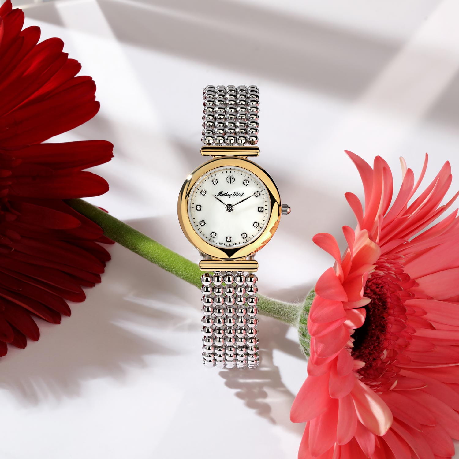 Оригинальные часы Mathey-Tissot Mathey-Tissot Allure D539BI кварцевые калибр механизма ronda 762 общий вид