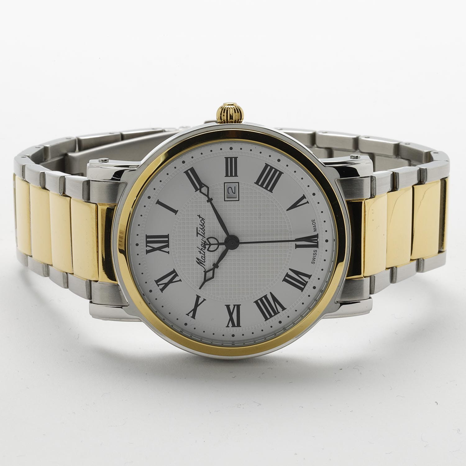 Mathey-Tissot Mathey-Tissot City Metal HB611251MBR , наручные мужские часы фото под углом