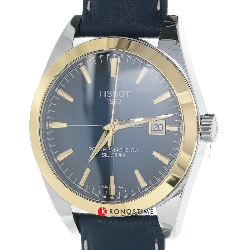 Фотография часов Tissot Gentleman Powermatic 80 Silicium 18K Gold T927.407.46.041.01_1
