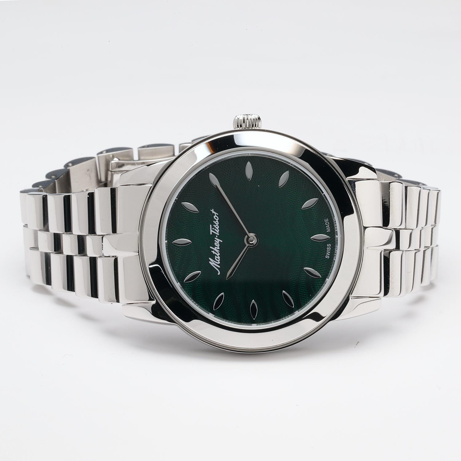 Mathey-Tissot Mathey-Tissot Artemis D10860AV,  швейцария женские часы на браслете нержавеющая сталь 316l боковой вид