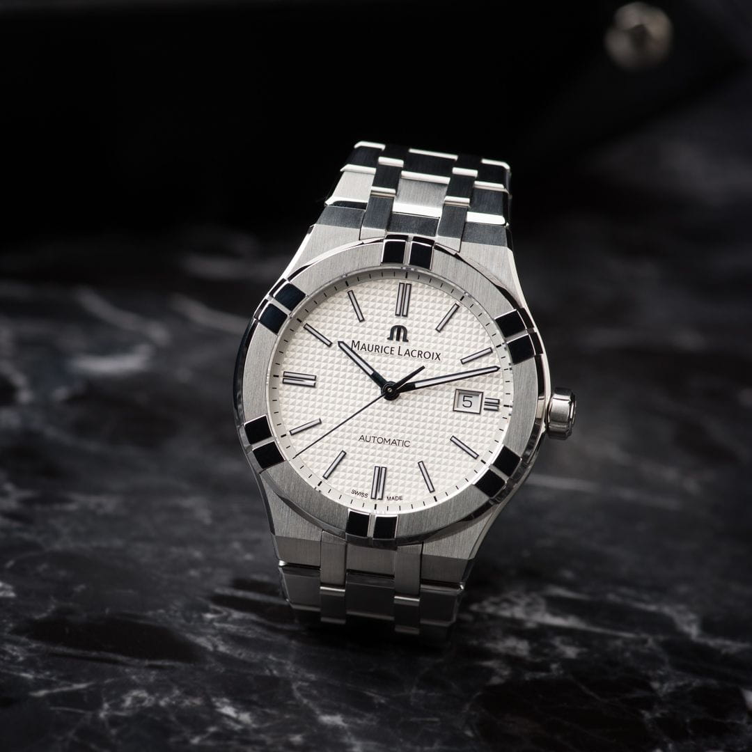 Оригинальные часы Maurice Lacroix Maurice Lacroix Aikon Automatic AI6008-SS002-130-2 механические калибр механизма ml115 общий вид