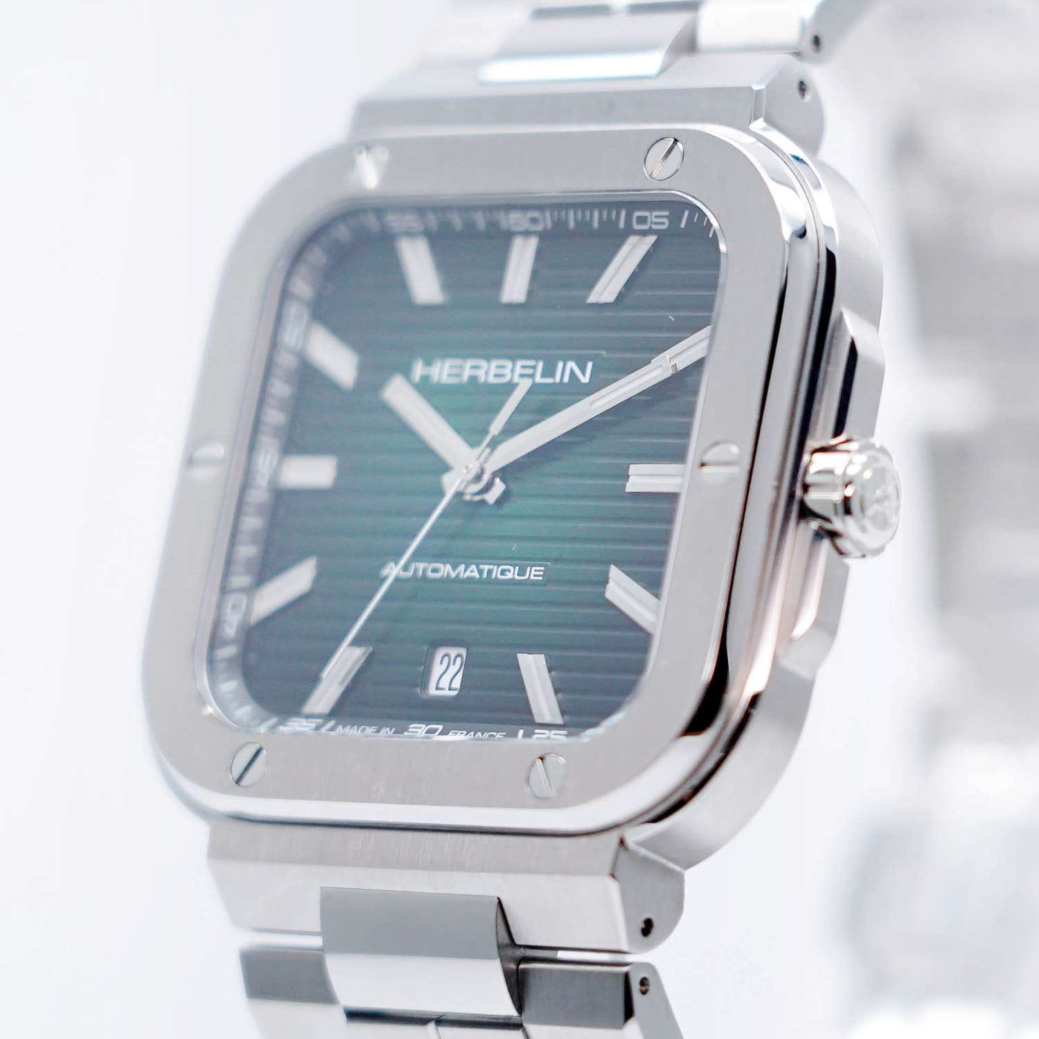 Herbelin Herbelin Cap Camarat 1646B16,  франция мужские часы на браслете нержавеющая сталь боковой вид