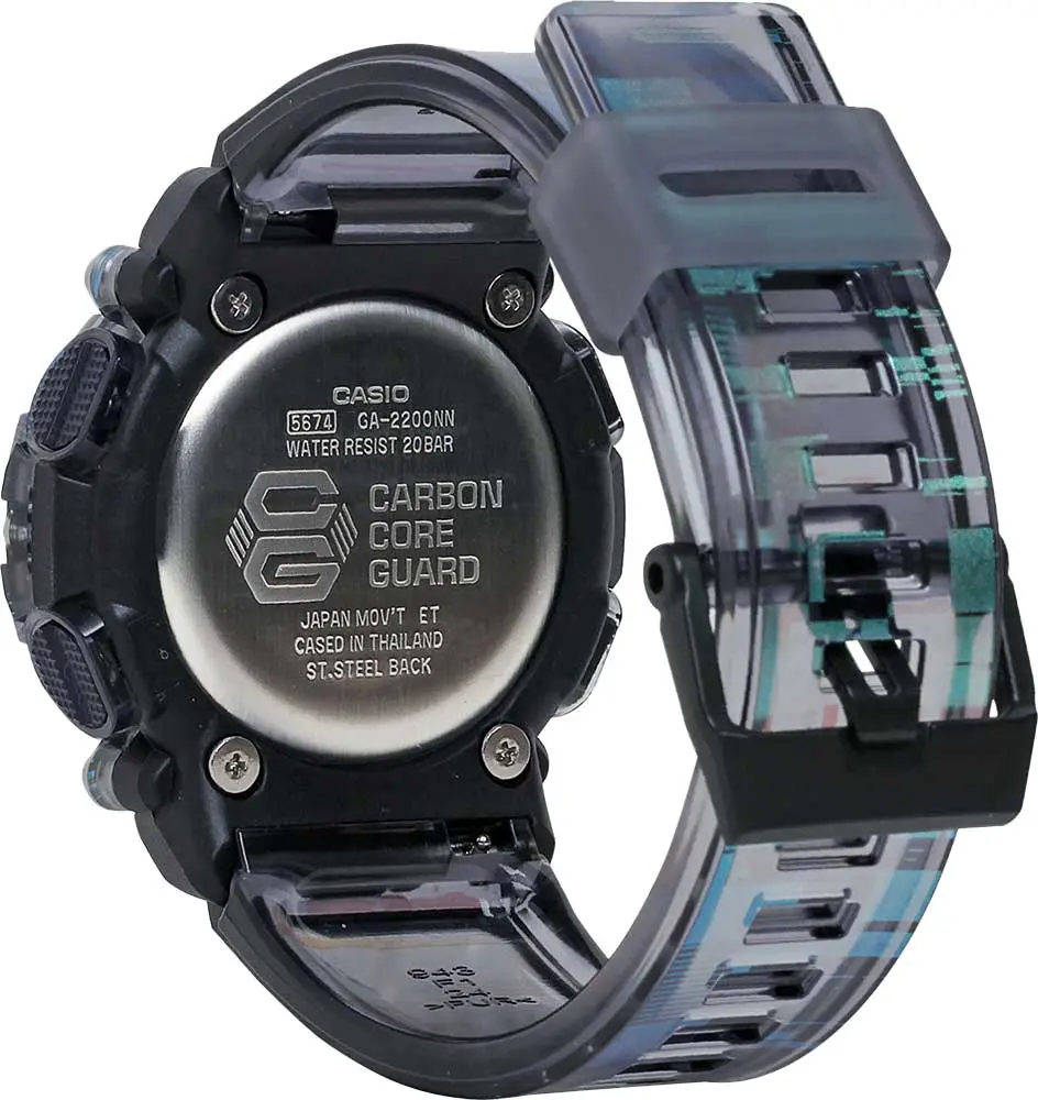 Часы Casio G-Shock GA-2200NN-1A купить в Оренбурге по цене 23962 RUB:  описание, характеристики