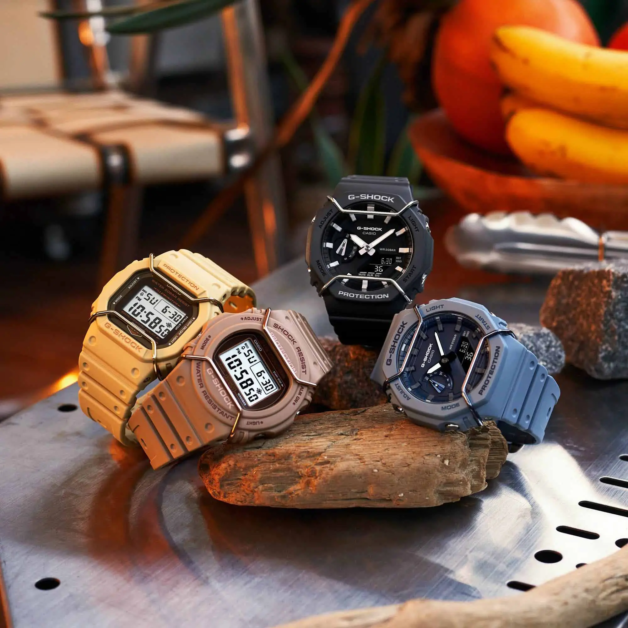 Часы Casio G-Shock GA-2100PTS-8A купить в Оренбурге по цене 18462 RUB:  описание, характеристики