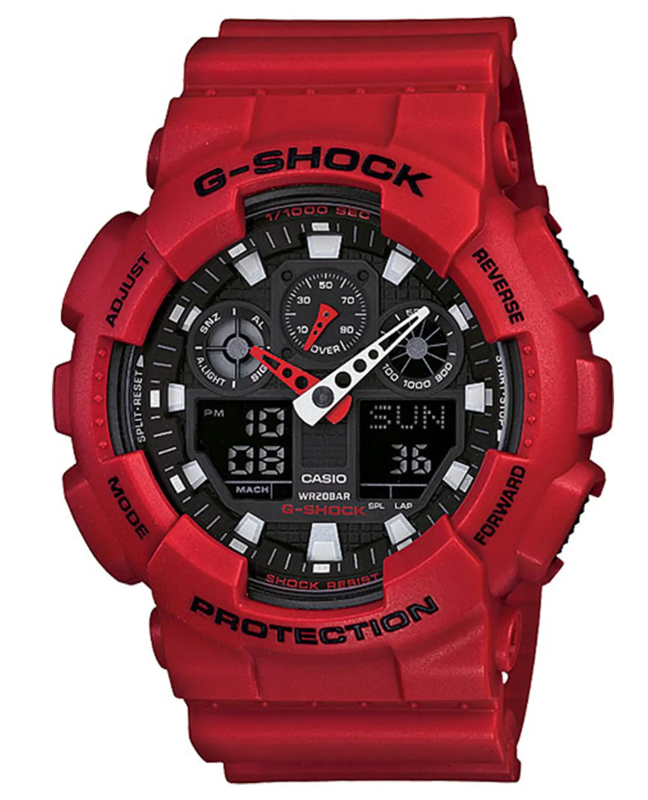 Часы Casio G-Shock GA-100B-4A купить в Оренбурге по цене 16962 RUB:  описание, характеристики