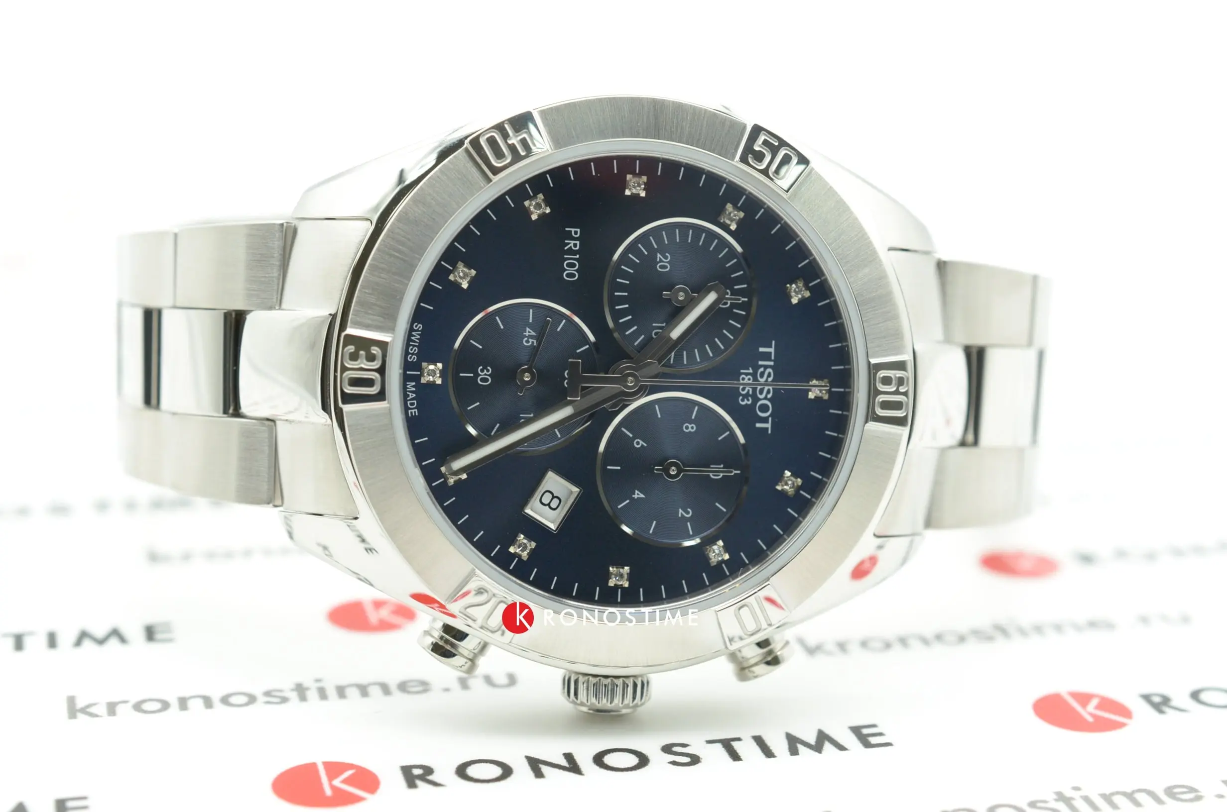 Часы Tissot PR 100 Sport Chic Chronograph T1019171104600 купить в Оренбурге  по цене 88672 RUB: описание, характеристики