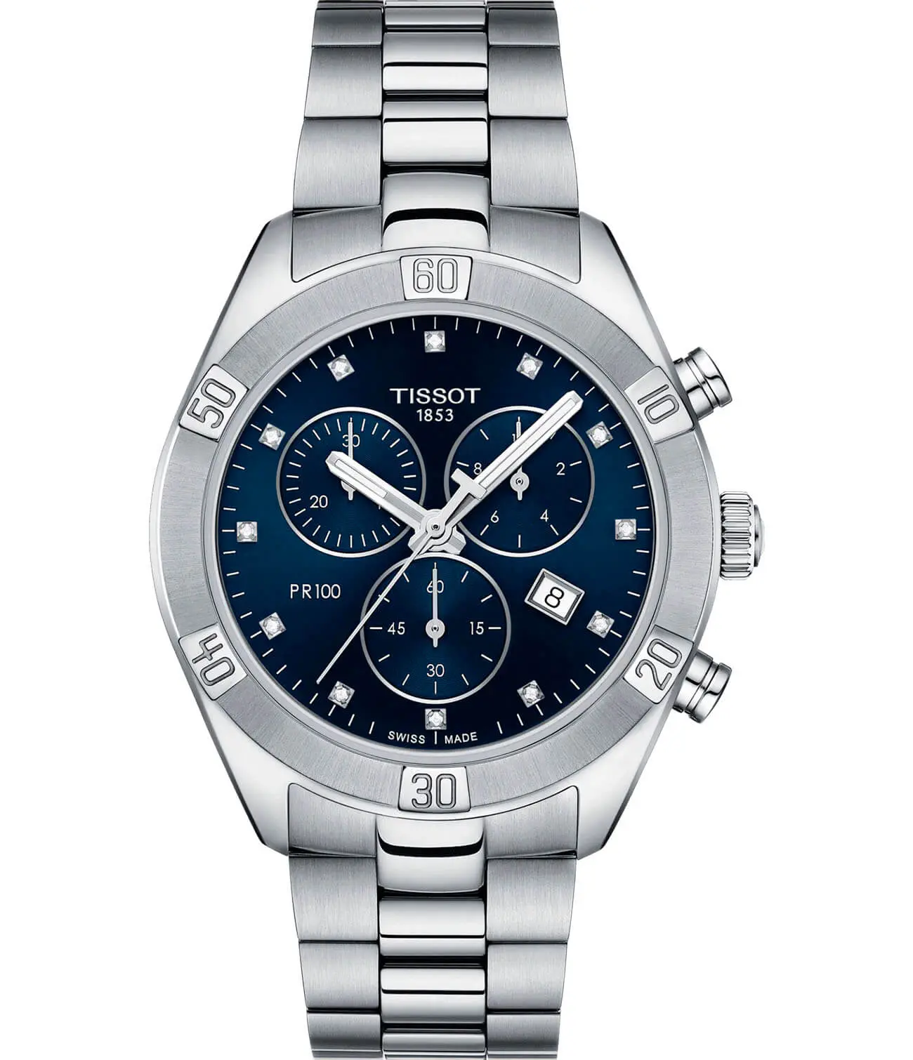 Часы Tissot PR 100 Sport Chic Chronograph T1019171104600 купить в Оренбурге  по цене 88672 RUB: описание, характеристики