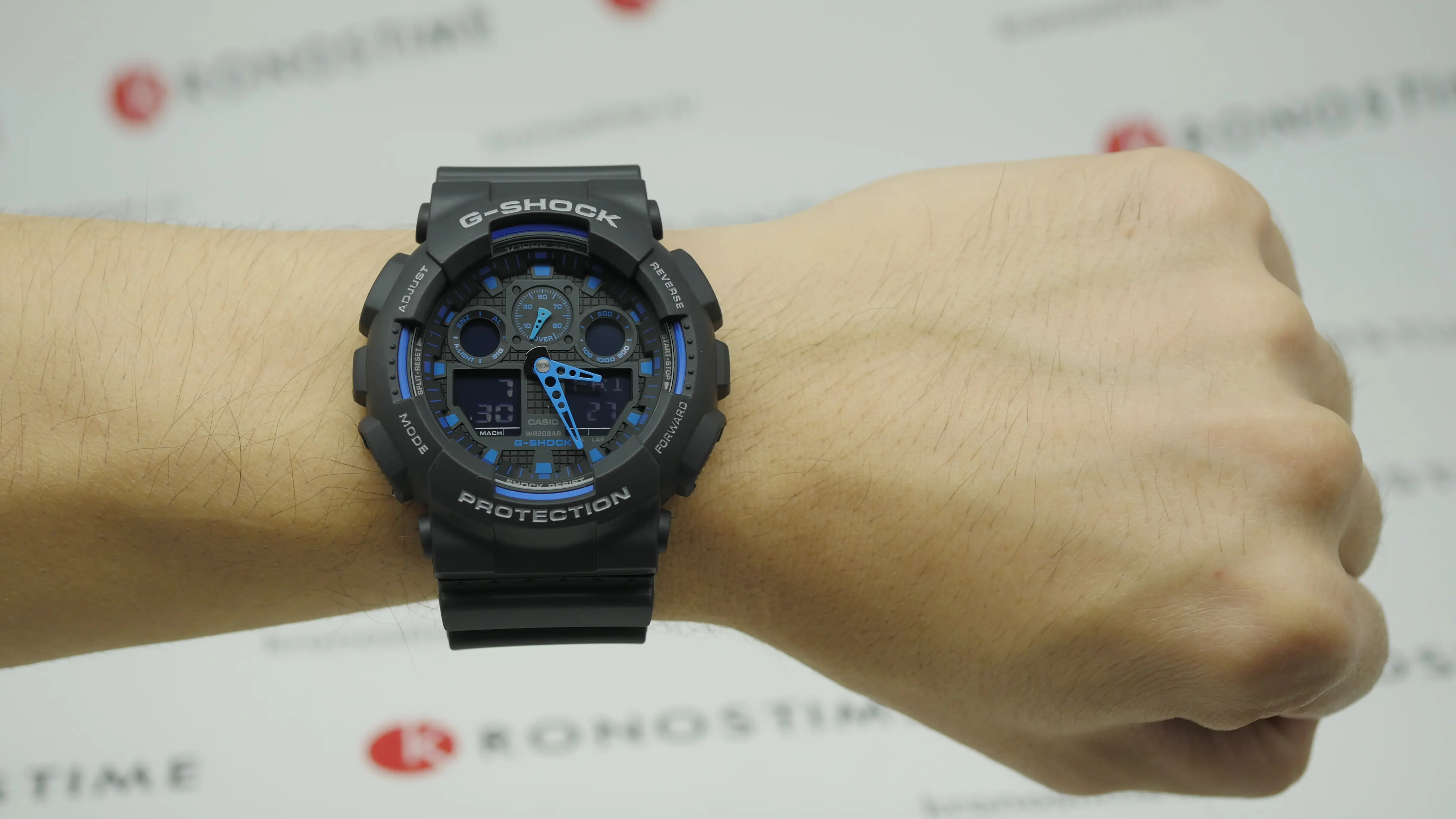 Часы Casio G-Shock GA-100-1A2DR купить в Оренбурге по цене 17962 RUB:  описание, характеристики