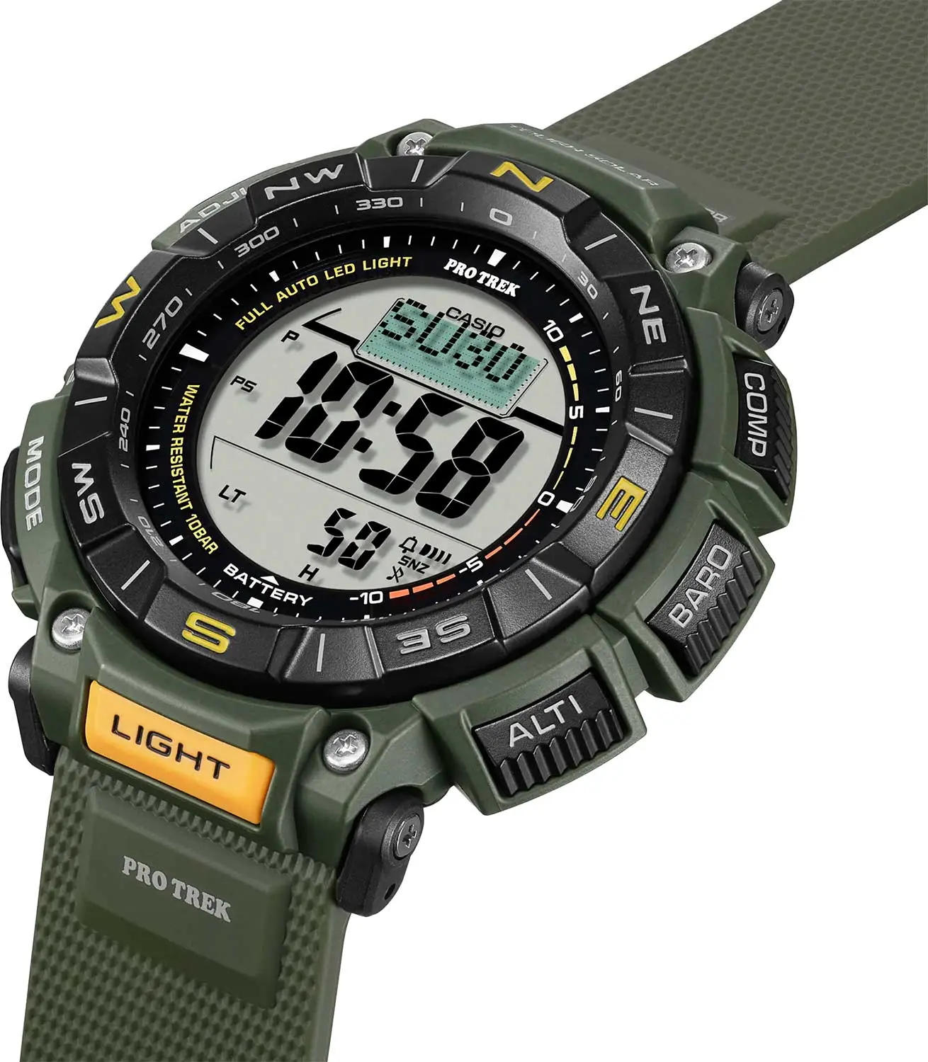 Часы Casio Pro Trek PRG-340-3E купить в Оренбурге по цене 35962 RUB:  описание, характеристики