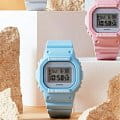 Casio Casio G-Shock DW-5600SC-2 электронные женские часы часы крупный план серый циферблата