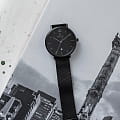 Obaku Obaku Toft Charcoal V181GDBBMB  — задняя крышка металл сталь корпуса датские часы