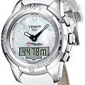 Tissot Tissot T-Touch II Titanium Lady T047.220.46.116.00, t-sport швейцария женские часы на браслете кожаный боковой вид