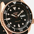 Seiko Seiko 5 Sports SRPD76K1  — детали корпуса и кожа + силикон