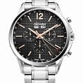 Adriatica Adriatica Passion A8283.51R6CH  A8283.51R6CH кварцевые мужские часы черный циферблат, браслет нержавеющая сталь — вид спереди