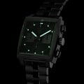 TAG Heuer TAG Heuer Monaco CBL2113.BA0644 механические мужские часы часы крупный план черный циферблата