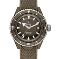 Rado Rado Captain Cook High-Tech Ceramic Diver R32130318 Automatic R32130318 механические мужские часы  зеленый циферблат, браслет каучук — вид спереди