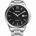 Adriatica Adriatica Premiere A8283.5166A  A8283.5166A механические мужские часы черный циферблат, браслет нержавеющая сталь — вид спереди