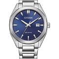 Citizen Citizen Eco-Drive BM7620-83L  BM7620-83L кварцевые мужские часы  синий циферблат, браслет нержавеющая сталь — вид спереди
