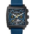 TAG Heuer TAG Heuer Monaco Chronograph CBL2188.FT6261  CBL2188.FT6261 механические мужские часы черный циферблат, браслет тканевый — вид спереди