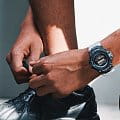 Casio Casio G-Shock GBD-H1000-1A7 G-SQUAD, наручные мужские часы фото под углом