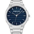 Kenneth Cole Kenneth Cole Modern Classic KCWGG0034505  KCWGG0034505 кварцевые мужские часы  синий циферблат, браслет нержавеющая сталь — вид спереди