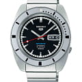 Seiko Seiko 5 Sports SRPL05K1  SRPL05K1 механические мужские часы черный циферблат, браслет нержавеющая сталь — вид спереди