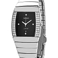 Rado Rado Sintra R13577712  R13577712 кварцевые мужские часы черный циферблат, браслет керамика — вид спереди