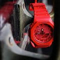 Casio Casio G-Shock GA-2100-4ADR (GA-2100-4A) - наручные мужские часы наручные часы в перспективе бордовый циферблат