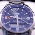 Casio CASIO WAVE CEPTOR LCW-M100DSE-2A мужские часы синий циферблат на запястье