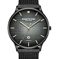 Kenneth Cole Kenneth Cole Classic KCWGH2233505  KCWGH2233505 кварцевые мужские часы черный циферблат, браслет сталь с ip покрытием — вид спереди