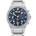 Kenneth Cole Kenneth Cole KCWGI0058302  KCWGI0058302 кварцевые мужские часы  синий циферблат, браслет нержавеющая сталь — вид спереди