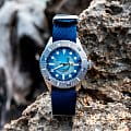 Spinnaker Spinnaker Spence SP-5124-11 механические мужские часы часы крупный план синий циферблата