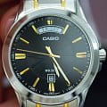Casio Casio Collection MTP-1381G-1AVDF (MTP-1381G-1A) япония наручные мужские часы заводная головка с логотипом Casio