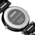 Rado Rado LaCoupole Diamonds R22243703,  швейцария женские часы на браслете высокотехнологичная керамика + нержавеющая сталь с pvd покрытием боковой вид