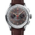 Breitling Breitling Premier B01 Chronograph 42 Wheels and Waves Limited Edition AB0118A31B1X2  AB0118A31B1X2 механические мужские часы серый циферблат, браслет кожаный — вид спереди