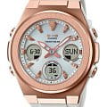 Casio Casio Baby-G MSG-S600G-7A  MSG-S600G-7AER кварцевые женские часы серебристый циферблат, браслет полимер — вид спереди