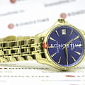 Certina Certina DS Action Lady Diamonds C032.051.33.046.00  швейцарские женские часы на браслете нержавеющая сталь с pvd-покрытием боковой вид