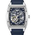 Kenneth Cole Kenneth Cole Automatic KCWGZ0046101  KCWGZ0046101 механические мужские часы синий циферблат, браслет силикон — вид спереди