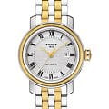 Tissot Tissot Bridgeport Automatic Lady T097.007.22.033.00 Bridgeport T0970072203300 механические женские часы белый циферблат, браслет  — вид спереди