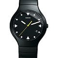 Rado Rado True R27816162  R27816162 кварцевые мужские часы черный циферблат, браслет высокотехнологичная плазменная керамика — вид спереди