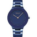 Obaku Obaku Links V290LXLLSL  V290LXLLSL кварцевые женские часы  синий циферблат, браслет сталь с ip покрытием — вид спереди