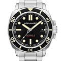 Spinnaker Spinnaker Hull Diver SP-5088-11  SP-5088-11 механические мужские часы черный циферблат, браслет нержавеющая сталь — вид спереди