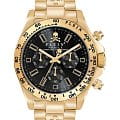 Philipp Plein Philipp Plein Nobile Wonder PWCAA1021  PWCAA1021 кварцевые мужские часы черный циферблат, браслет нержавеющая сталь — вид спереди