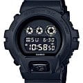 Casio Casio G-Shock DW-6900BB-1  DW-6900BB-1E электронные мужские часы черный циферблат, браслет пластик — вид спереди