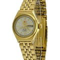 Orient Orient NQ1S001C (FNQ1S001C)  FNQ1S001C механические женские часы белый циферблат, браслет  — вид спереди