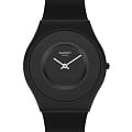 Swatch Swatch Skin Classic Bioceramic SS09B100  SS09B100 кварцевые мужские часы черный циферблат, браслет биоматериал — вид спереди