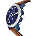 Fossil Fossil Carlie  FS5151,  сша мужские часы на браслете кожа + текстиль боковой вид