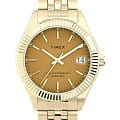 Timex Timex Waterbury Legacy TW2V31800  TW2V31800 кварцевые женские часы золотой циферблат, браслет нержавеющая сталь с pvd-покрытием — вид спереди
