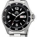 Orient Orient Diving Sports Automatic AA02001B  AA02001B механические мужские часы черный циферблат, браслет нержавеющая сталь — вид спереди