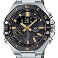 Casio Casio Edifice ECB-10DB-1A9 ECB ECB-10DB-1A9 кварцевые мужские часы  циферблат, браслет нержавеющая сталь — вид спереди